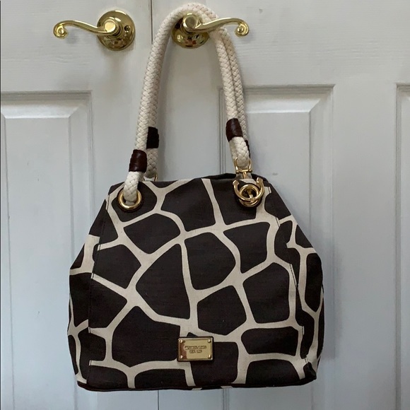MICHAEL Michael Kors Handbags - Michael Kors Marina Tote Giraffe Brown